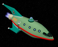 Futurama - Planet Express Ship